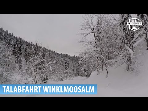 Skigebiet Winklmoosalm/Reit im Winkl: Talabfahrt zum Seegatterl