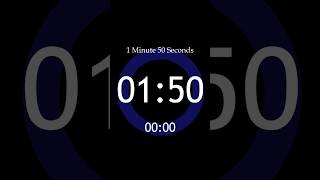 1 MINUTE 50 SECOND TIMER & ALARM #timer