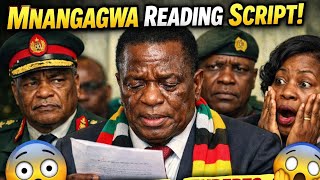 Breaking News Mnangagwa Reads A Prepared Script Body Language Experts Say He Is Terrified
