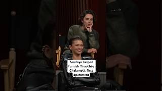 Zendaya helped furnish Timothée Chalamet’s first apartment! 🥹