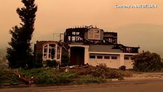 Wildfires rage in California wine country