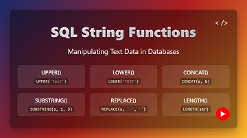 SQL String Functions: The Ultimate Guide for Beginners!