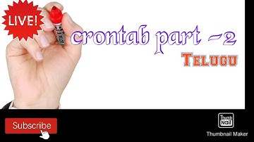 crontab  part-2//\\crontab in unix//\\ crontab with real time examples//2020