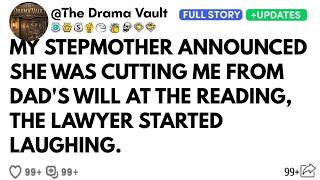 My Stepmother Announced She Was Cutting Me From Dad's Will At The Reading—The Lawyer Started...