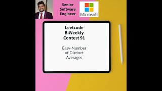 Leetcode BiWeekly contest 91 - Easy - Number of Distinct Averages