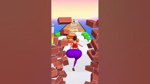 Running game | Twerk Girl Run level 4 | 3D Game #shorts #mobilegame #funny #gameplay (iOS & Android)