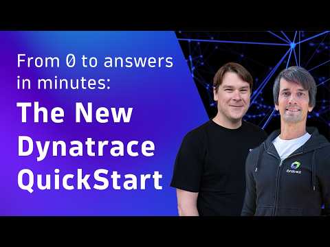Onboard data with zero config | Dynatrace QuickStart - Dynatrace
