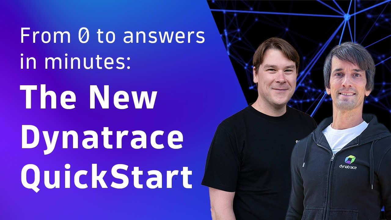 Onboard data with zero config | Dynatrace QuickStart