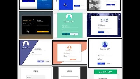 Pack com 23 Modelos de Layouts Modernos de LOGIN em Delphi com Código Fonte