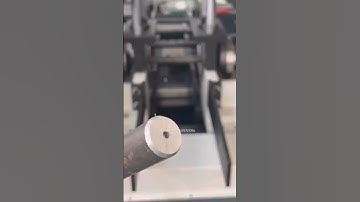 automatic chamfering machine for solid bar double end bevel and hole drilling