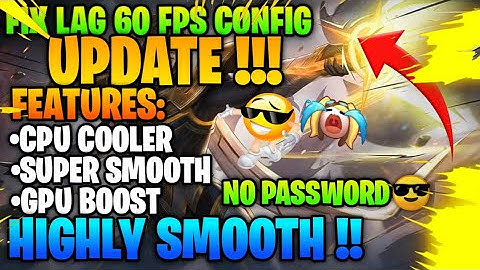 NEW 60 FPS NO FRAME DROPS STABLE FPS! - MLBB