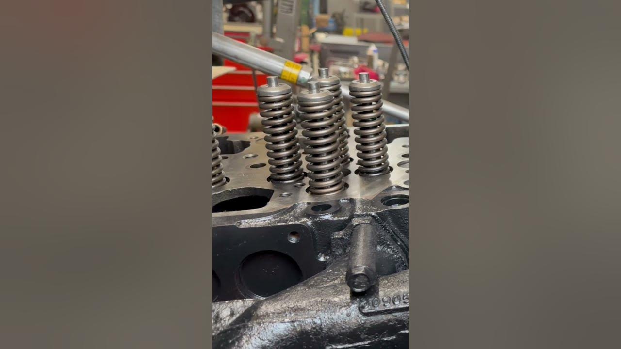 Engine oil leak cummins ism cylinder head gasket and rear housing