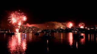 Sydney New Years Eve Fireworks 2011 Timelapse High Def