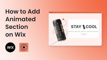 How to Add Animated Section on Wix