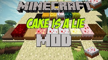 Minecraft Mod Review: THE CAKE IS A LIE MOD
