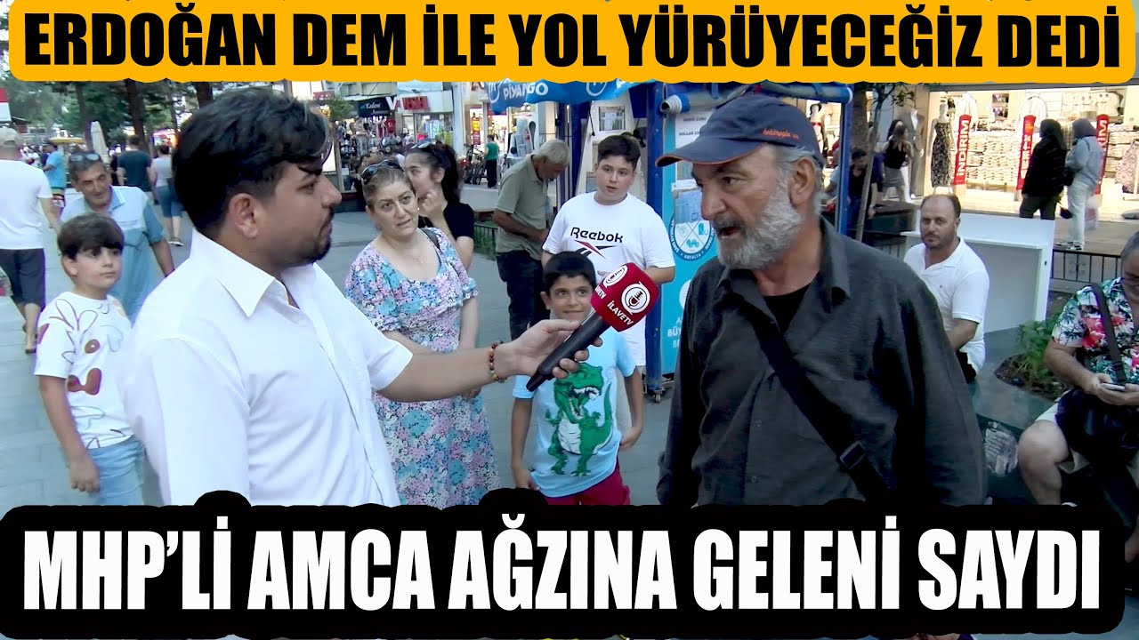 Arif Kocabıyık Soruyor ! AKP-MHP-DEM İttifakına Halk Sert Çıktı ! MHP'li Amca Ağzına Geleni Söyledi!