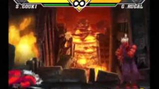 Cvs2 Shin Akuma vs Shin Akuma, Ult Rugal (CPU)