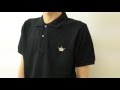 （OPポロシャツ）Crown オリジナルロゴ ワンポイント刺繍 半袖ポロシャツ 王冠 クラウン アメカジ コットン 綿 メンズ レディース 大きいサイズ OPPL-CROWN mv161
