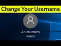 How To Change/Reset Username(Local Administrator) On Windows 10 By Without Microsoft Account