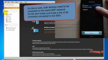 Galaxy S2 - Connect (sync) with PC through WiFi