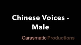 Mandarin Chinese Voice Talent - Male Voiceover Samples