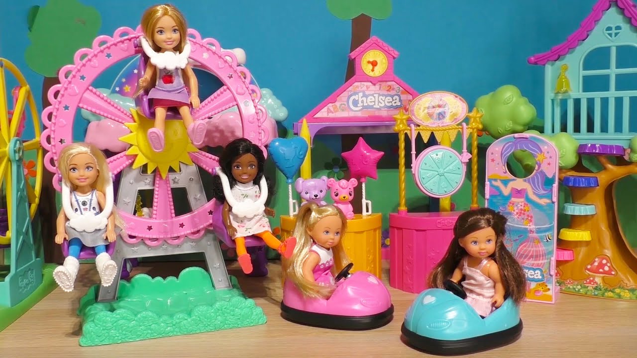 Barbie's FUNFAIIR Has The BEST Rides (Video) Barbie Chelsea Peppa Pig ...