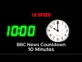 BBC News 10 Minutes Countdown with Analog Clock and 7-Segment Display Font | Alarm