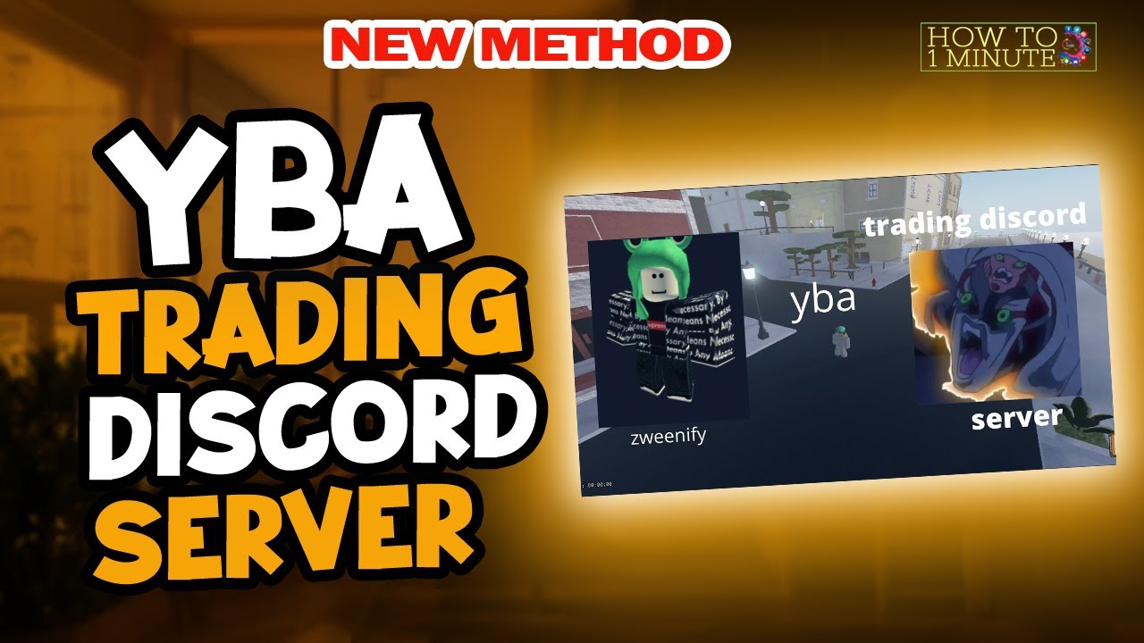 YBA Trading Discord Server 2023  how to join YBA server 