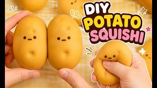 DIY Potato Squishy | Easy Super Soft Squishy Tutorial (No Mold) screenshot 1