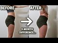 From slim to ✨THICC✨ - How I Built a BOOTY in 4 MONTHS (diet, workout routine + more) 🍑