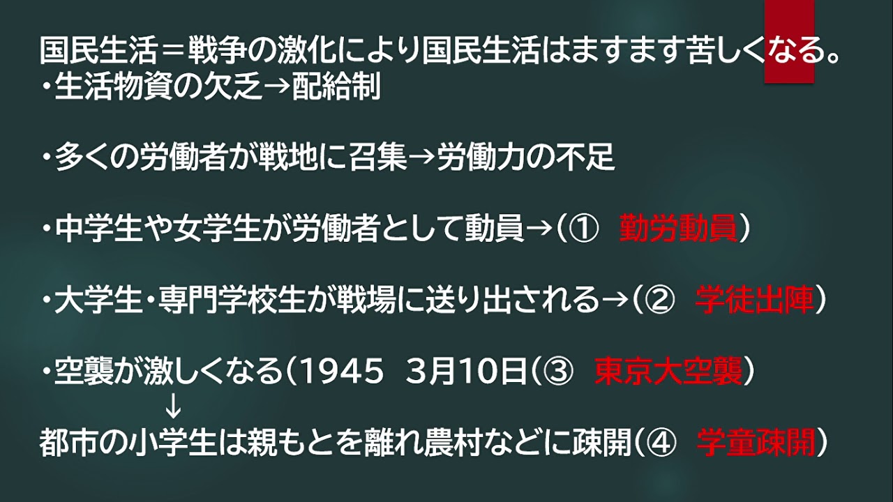 中3社会 歴史 教育出版 第二次世界大戦と日本の敗戦 Youtube