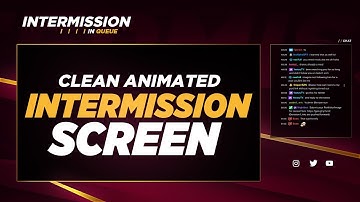 PS/AE Tutorial: Clean Animated Stream Intermission Screen