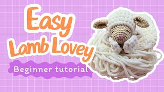 Easy Lamb Lovey Crochet Tutorial – Perfect Baby Shower Gift screenshot 4