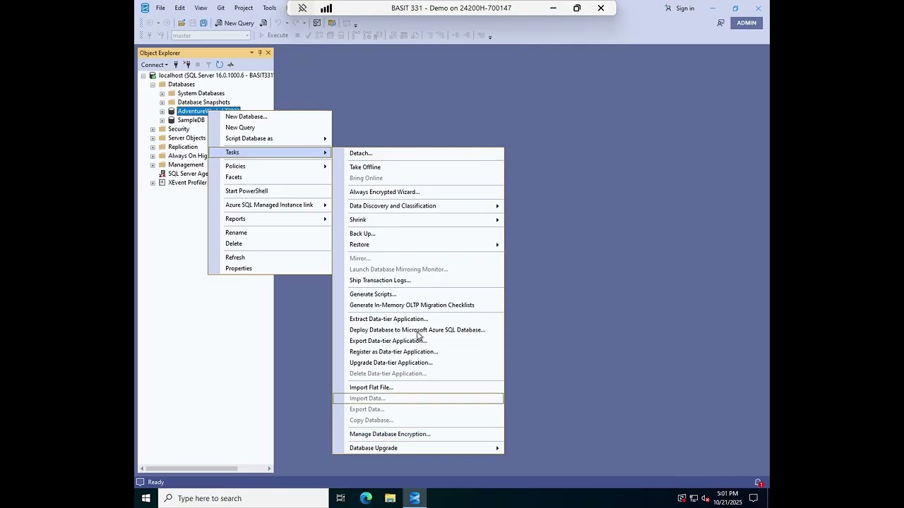 Enabling Transparent Data Encryption in Microsoft SQL