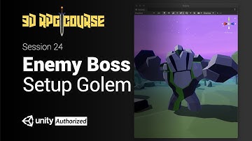 Unity3D RPG游戏开发教程|Core核心功能24:Setup Golem 设置石头人Boss