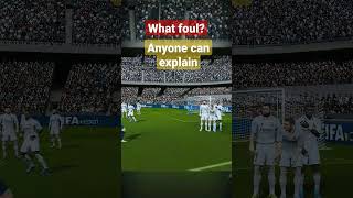 unknown foul - can anyone explain - FIFA 16 mobile mod fifa 23 on android foul fifa madrid