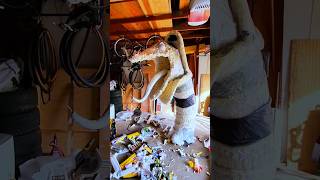 Im building a sandworm from Beetlejuice! Stay tuned for part 2! #beetlejuice #timburton #diy