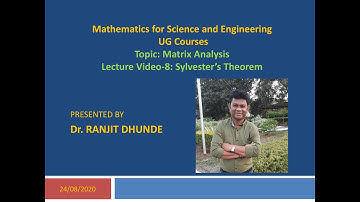 Matrix Analysis-Sylvester