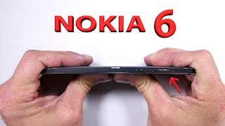 Nokia 6 Durability Test - Scratch, Burn, And BEND tested