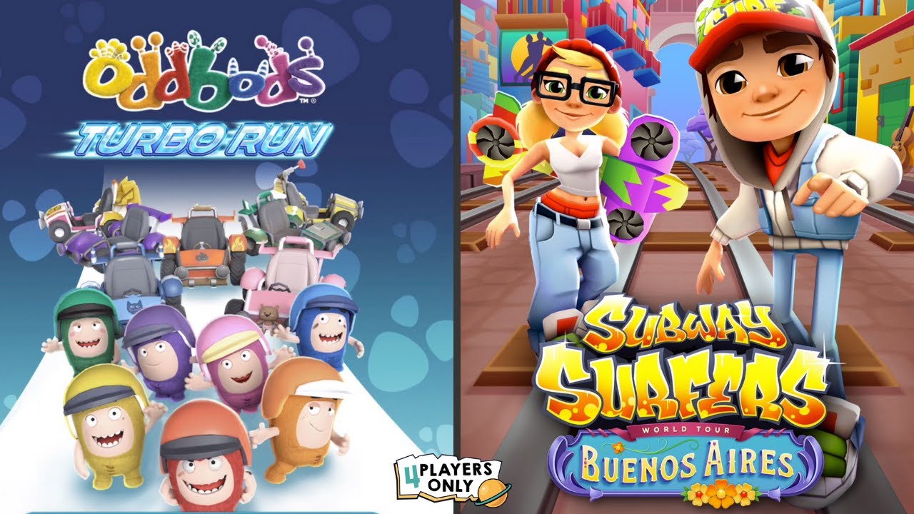 Oddbods Turbo Run VS Subway Surfers 🏄‍♀️BUENOS AIRES 🏄‍♀️