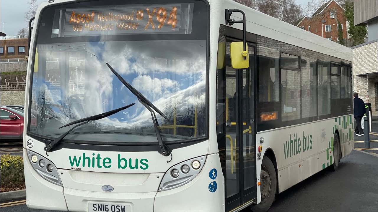 [IRL] White bus SN16 OSW Route X94 YouTube