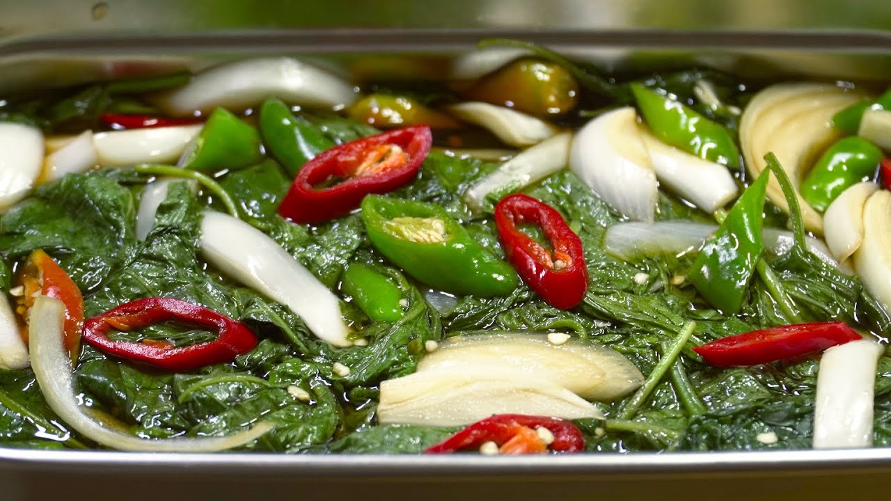 깻잎순 장아찌