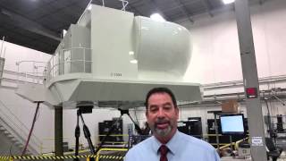 CAE USA C-130 Tampa Training Center Manager introduces new C 130H sim with Rockwell avionics