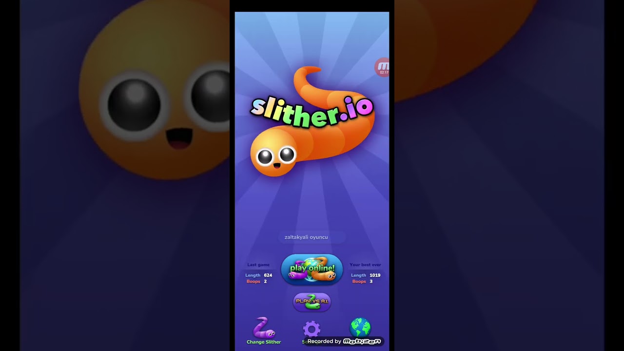 Slither.io | bot ve online oynadım (bota da öldüm)