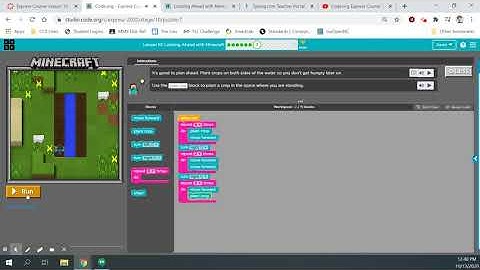 Express Course: Lesson 14 - Looking Ahead with Minecraft