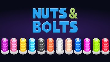 Nuts & Bolts - Color Sort Game (by Inspired Square FZE) IOS Gameplay Video (HD)