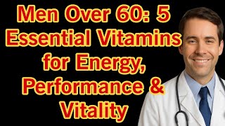 Men Over 60: 5 Essential Vitamins for Energy, Performance & Vitality  Advice For Elderly