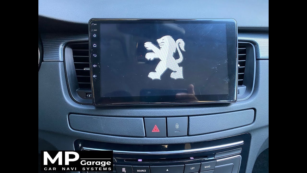 Peugeot 508 upgrade Android GPS Apple CarPlay YouTube