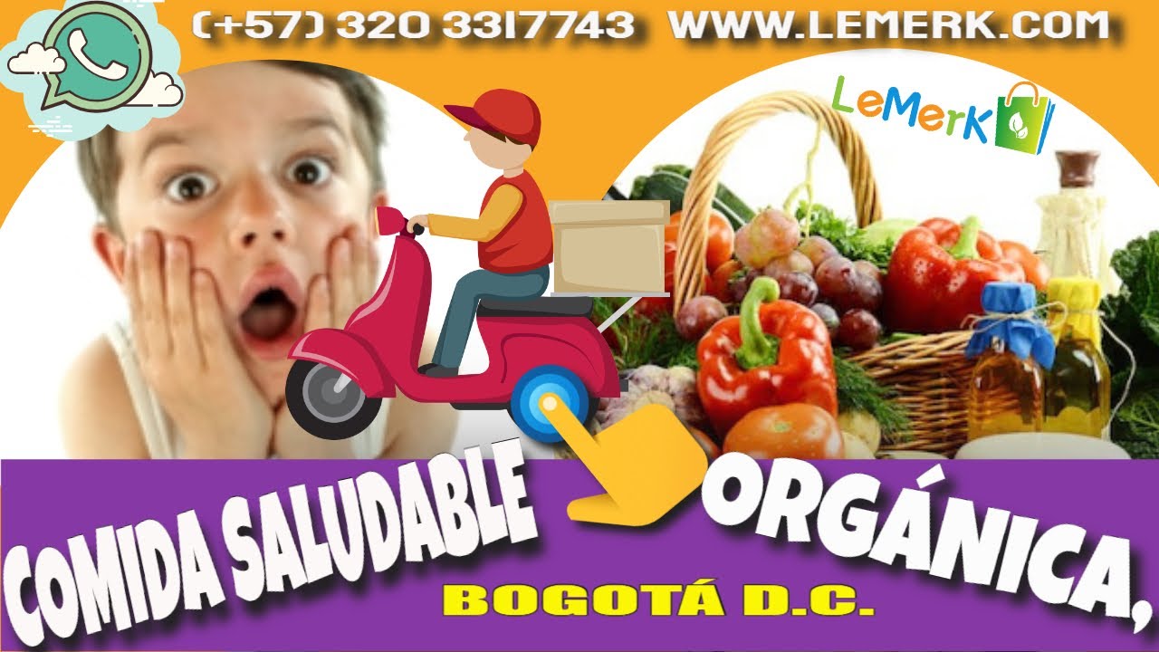 Comida Orgánica Saludable en Bogotá ❤✔ Mercado 100% Orgánico a Domicilio