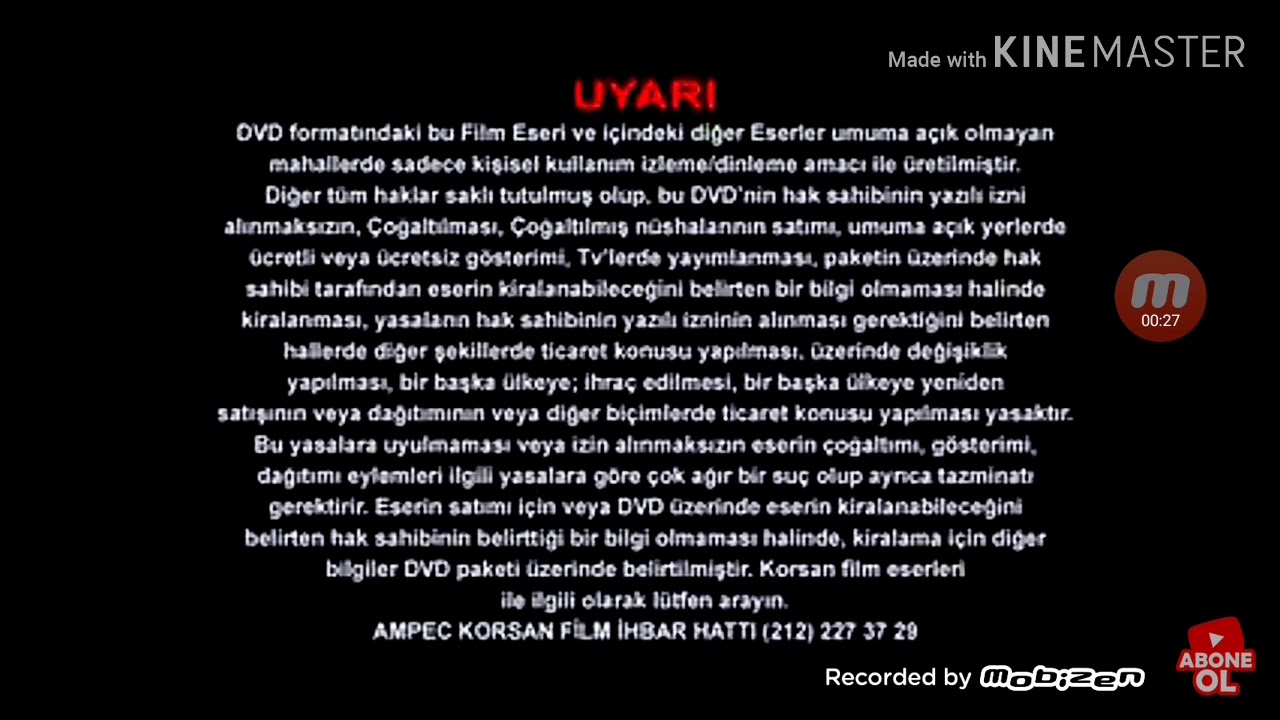 Uyar Ekran  Tiglon Film  Rubbadubbers 4 Numaras DVD
